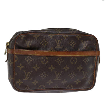 Louis Vuitton Compiegne 23  Canvas Clutch Bag