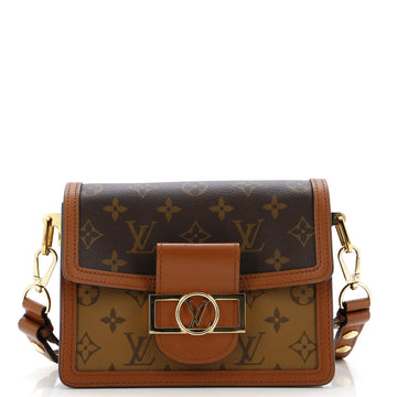 Dauphine Shoulder Bag Reverse Monogram Canvas Mini