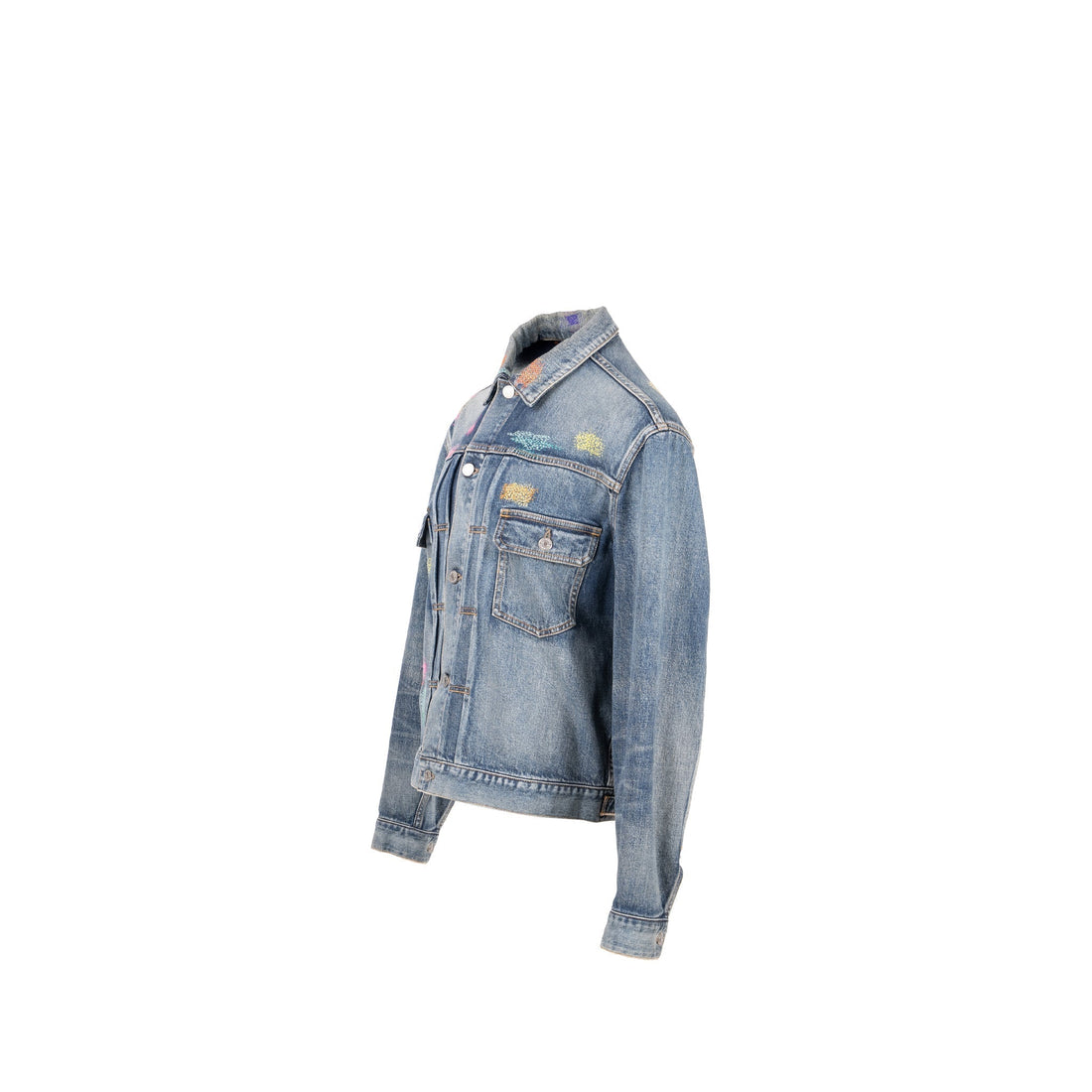 Top quality Dior HOMME Size 50 Boro Denim Jacket Cotton Blue