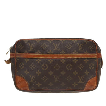 Louis Vuitton CompiÃ¨gne  Canvas Clutch Bag