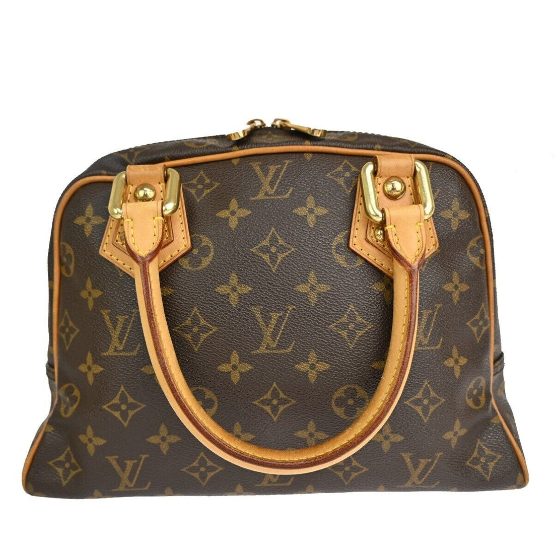 Louis Vuitton Manhattan Pm  Canvas Handbag