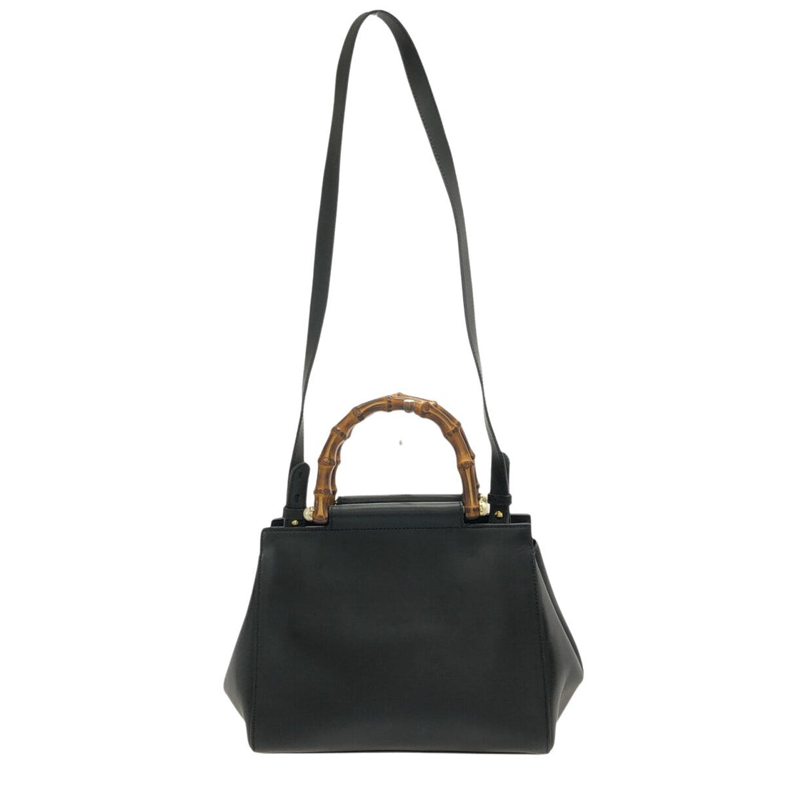 Gucci Bamboo  Leather Tote Bag ()