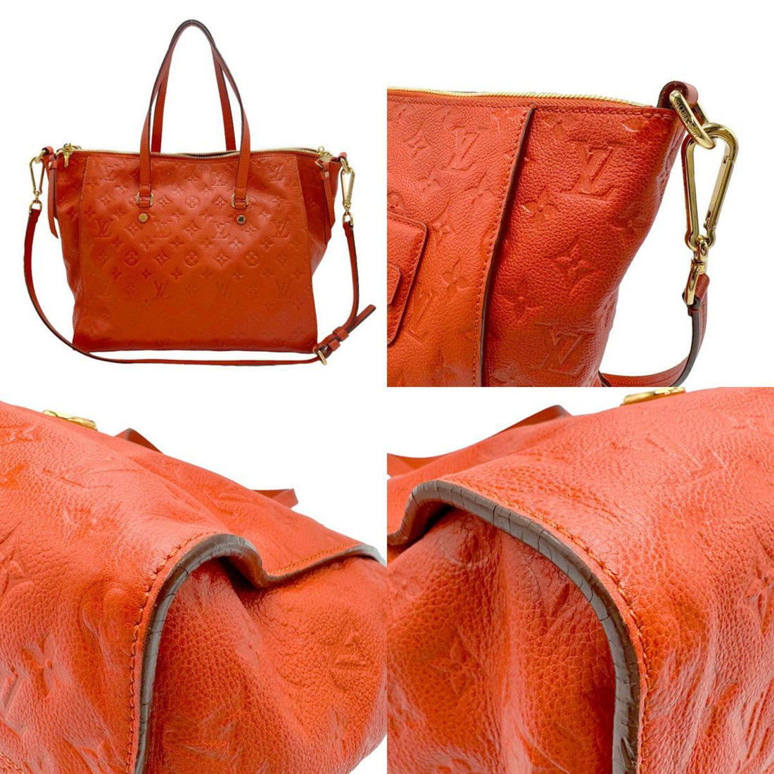 Louis Vuitton Bastille  Leather Tote Bag