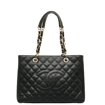 Chanel GT Cocono mark Chain  Bag Black Caviar S Lady Chanel
