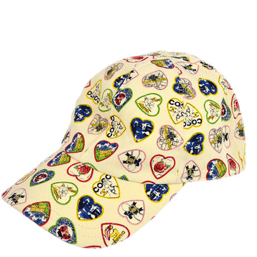 Chanel Ivory Valentine Cap Hat #M Small New