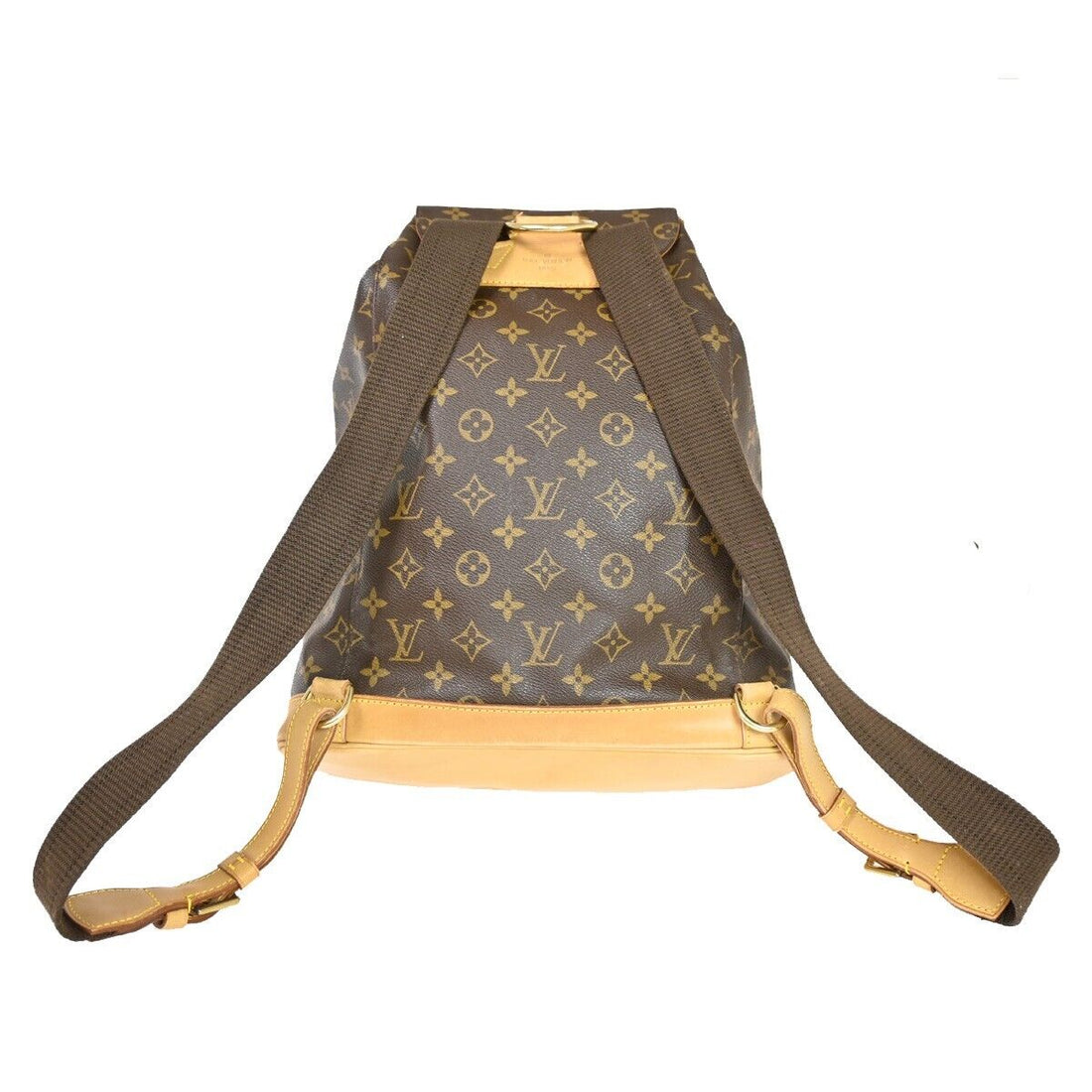 Louis Vuitton Montsouris Gm  Canvas Backpack Bag