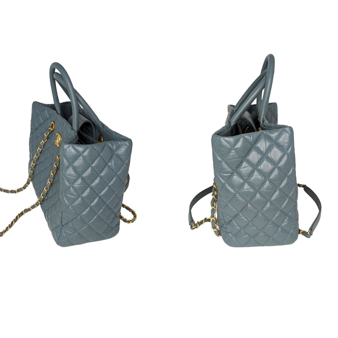 Chanel Aged CalBNkin Coco Allure Shopping Tote
