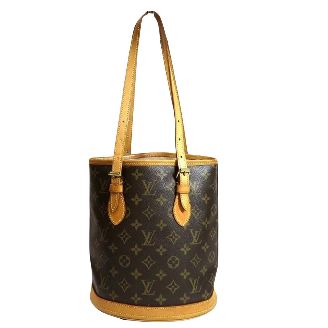 Louis Vuitton Bucket Pm  Canvas Shoulder Bag
