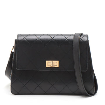 Chanel Lambskin  Shoulder Bag 2.55 Black G  5th