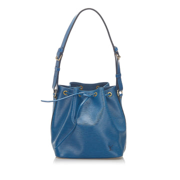 Louis-Vuitton Epi Petit Noe Toledo Blue
