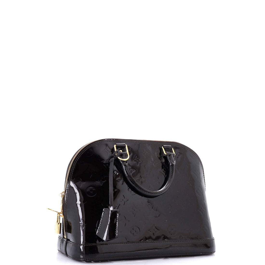 Alma Handbag Monogram Vernis PM