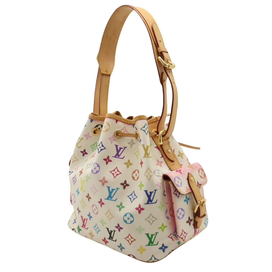 Louis Vuitton Petit Noé  Canvas Shoulder Bag