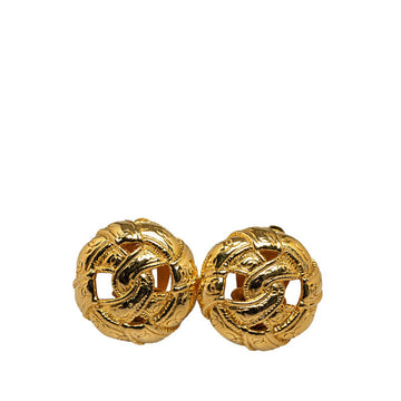 Chanel Coco Twist Motif Earrings G   Chanel