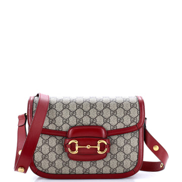 Horsebit 1955 Shoulder Bag GG Coated Canvas Small