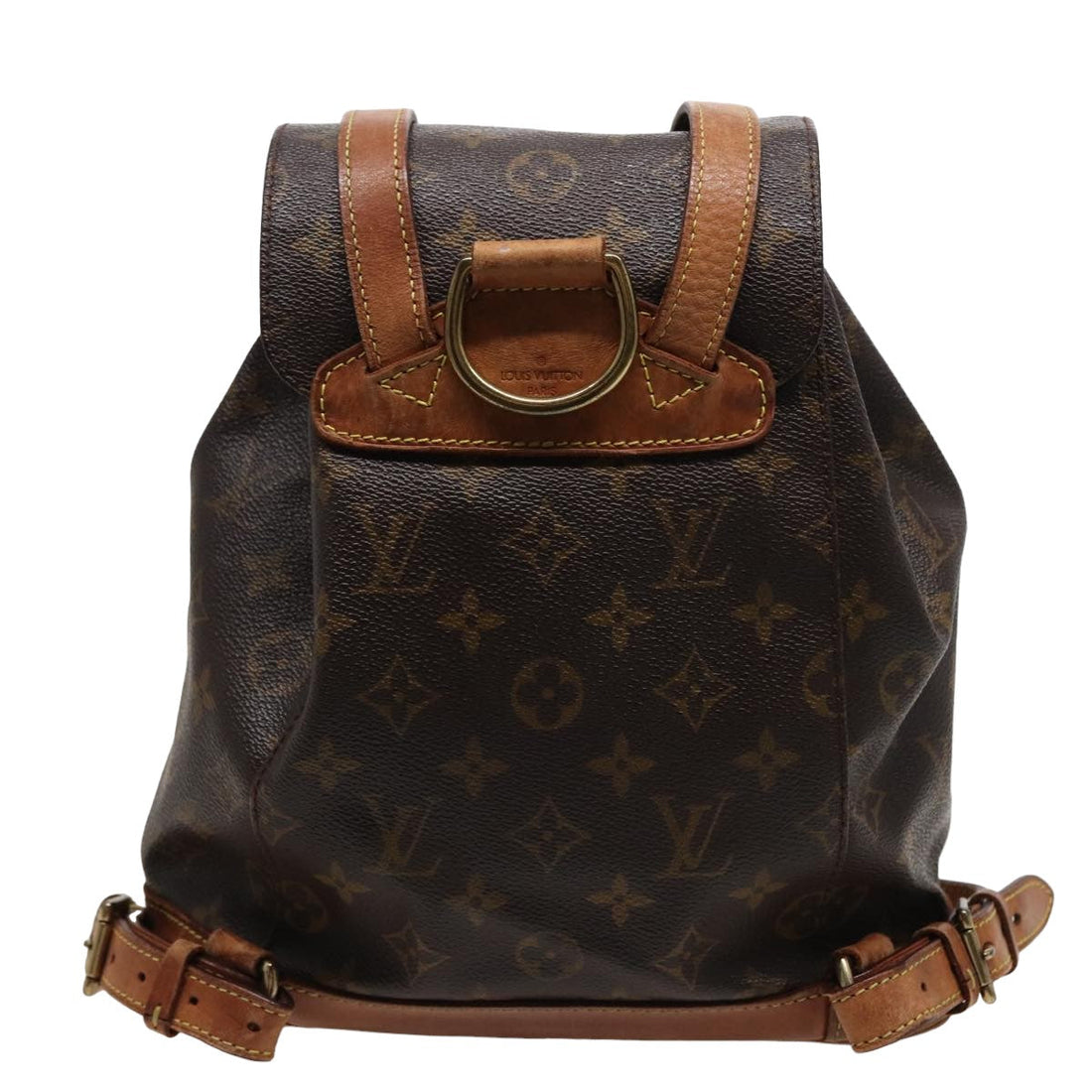 Louis Vuitton Montsouris Mm  Canvas Backpack Bag