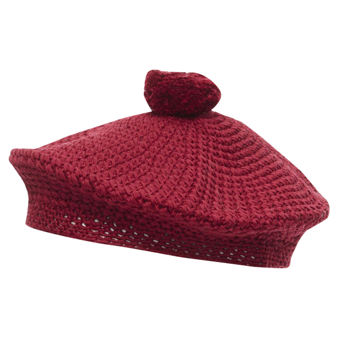 Gucci pom pom knit beret hat