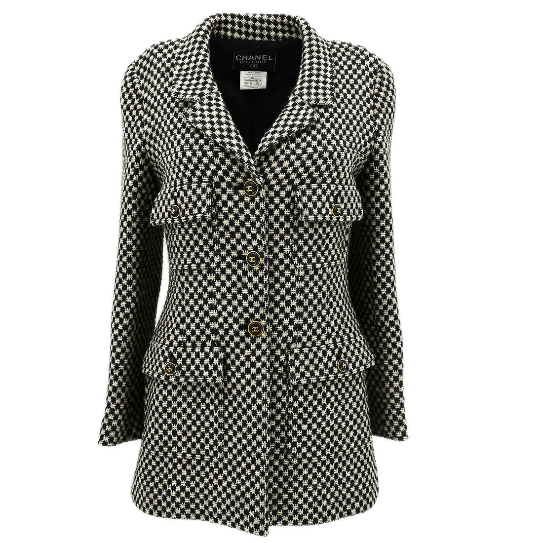 Chanel Fall 1995 CC-button single-breasted jacket #38