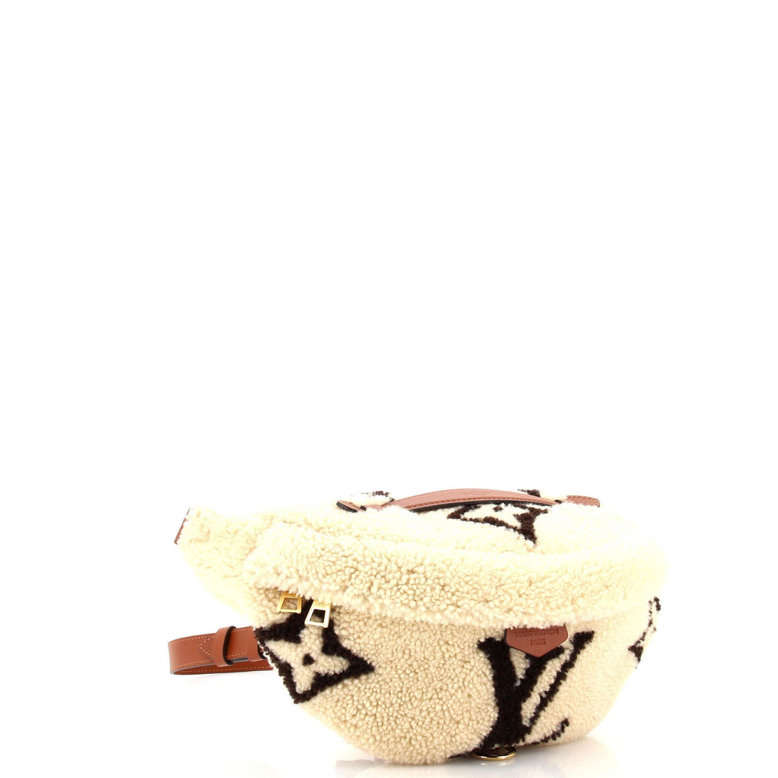 Bum Bag Monogram Giant Teddy Fleece