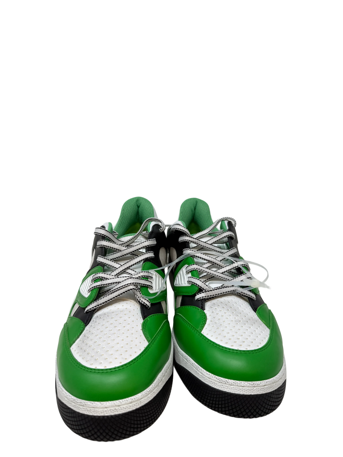 Gucci Basket Green Leather Sneakers US 13.5