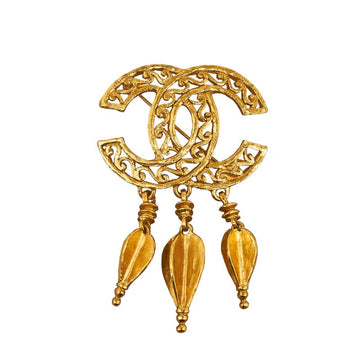 Chanel  Cocono mark Darts Brochure Gold  Ladies Chanel