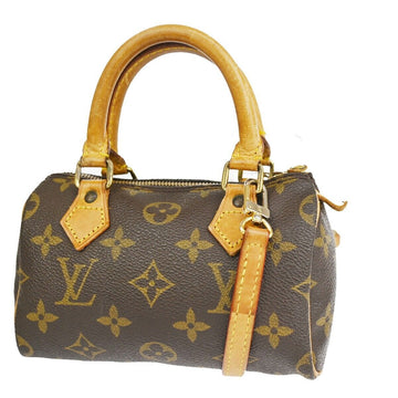 Louis Vuitton Mini Speedy  Canvas Handbag