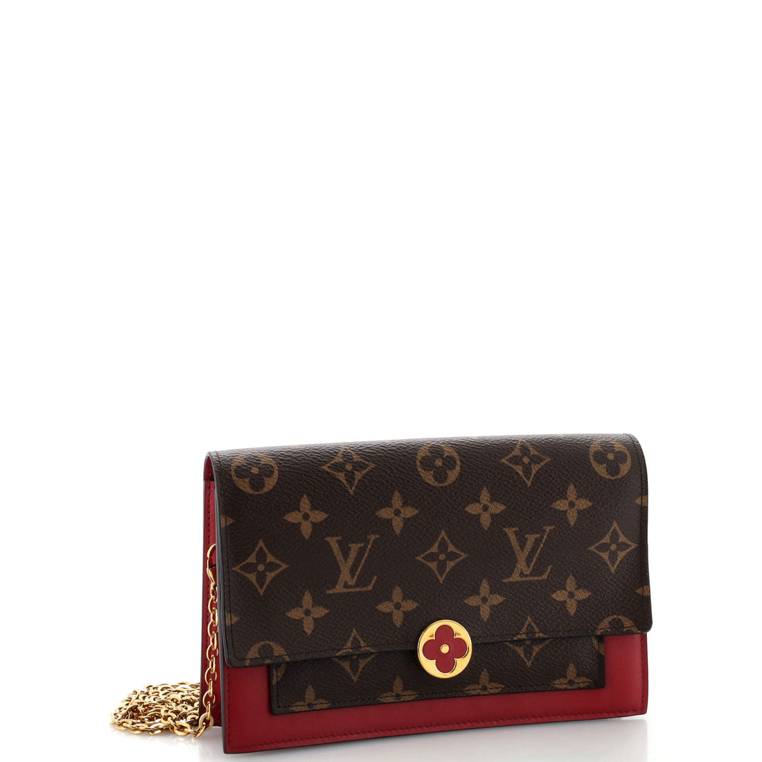 Flore Chain Wallet Monogram Canvas