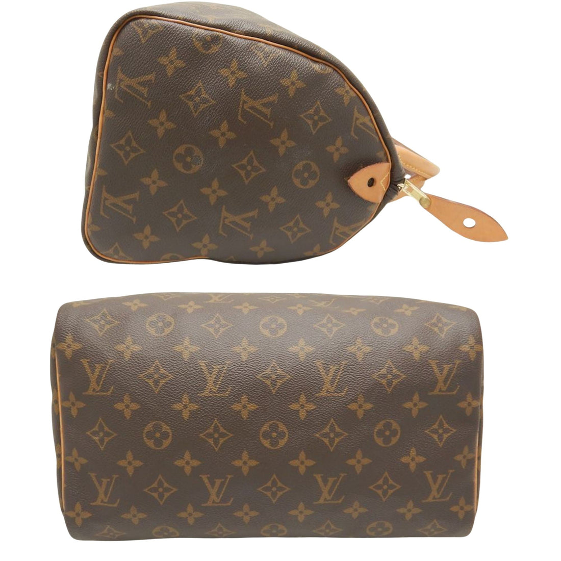Louis Vuitton Speedy 30  Canvas Handbag