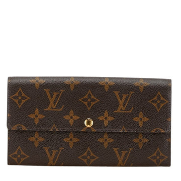 Louis Vuitton Sarah  Canvas Wallet