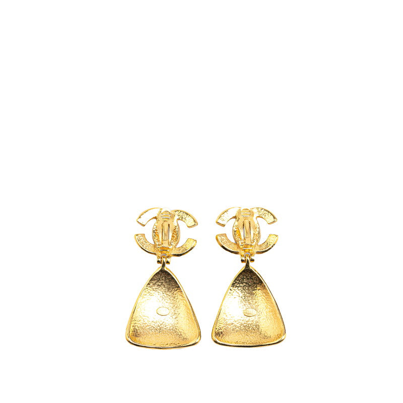 Chanel  Coco no mark Triangle Earrings