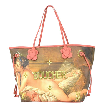 Louis Vuitton Neverfull  Leather Tote Bag