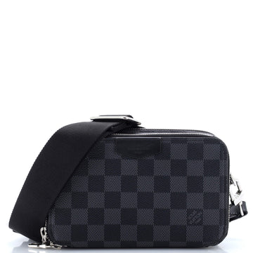 Alpha Wearable Wallet Damier Graphite