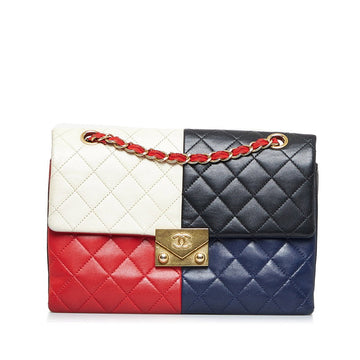Chanel Cruises Cocono mark Interlocg Chain houlder Bag 401368 Multicolor Gold Leather  CHANEL