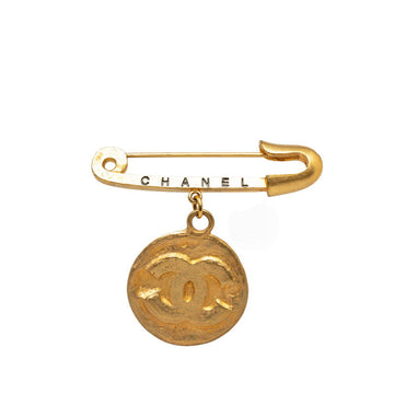 Chanel  Coco Medal Safety Pin Pin Brochure G   CHANEL