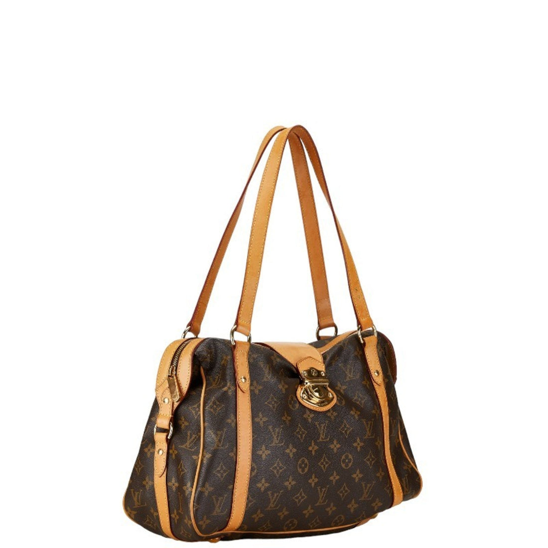 Louis Vuitton  Pvc Leather Handbag Shoulder Bag