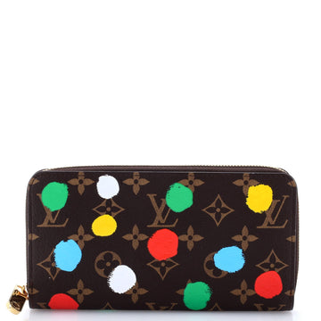 Zippy Wallet Yayoi Kusama Painted Dots Monogram Canvas