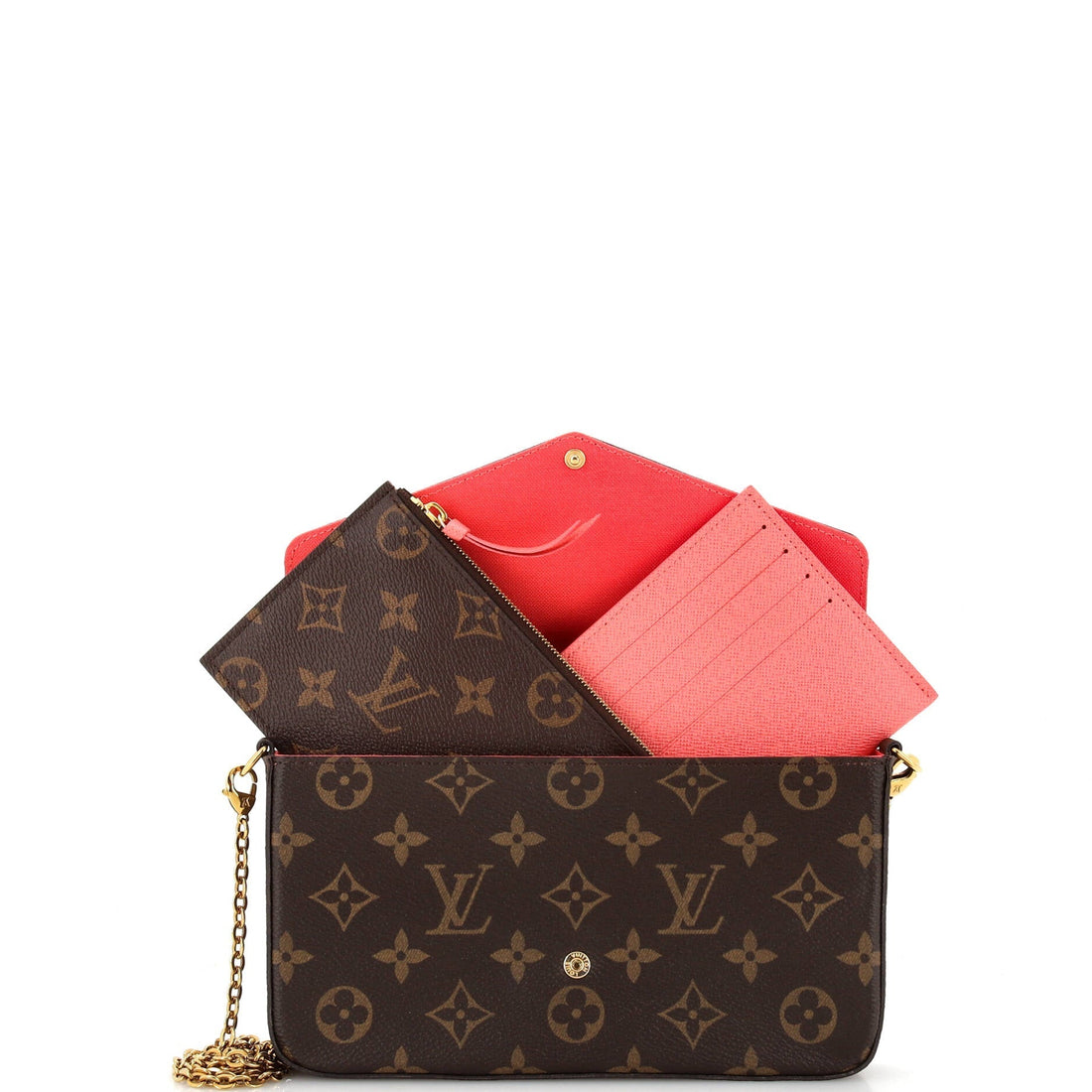 Felicie Pochette Limited Edition Lovely Birds Monogram Canvas
