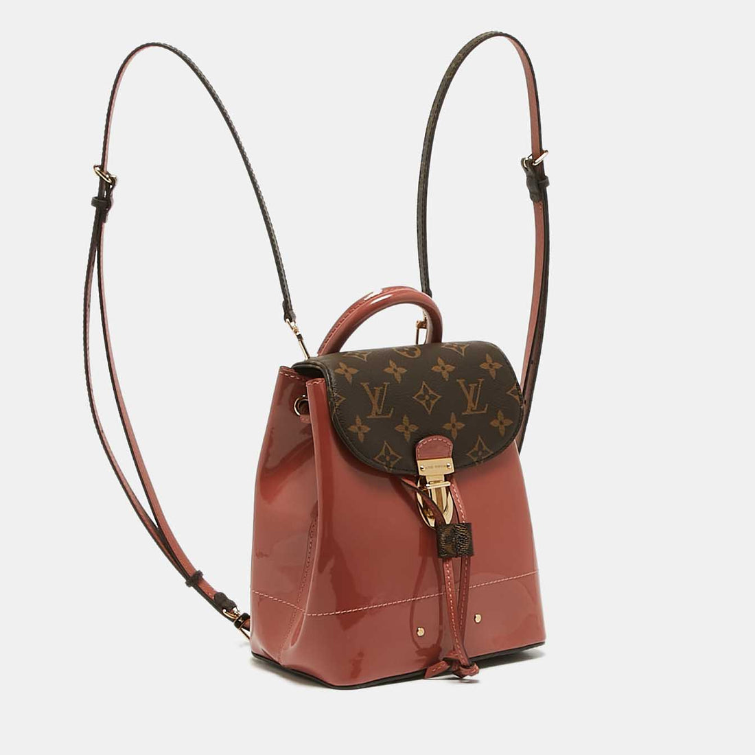 Louis Vuitton Vieux Rose Monogram Canvas And  Leather Hot Springs Backpack