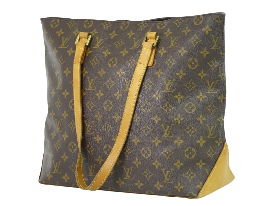 Louis Vuitton Cabas Mezzo  Canvas Tote Bag
