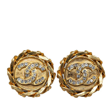 Top Quality Chanel  Coco Earring G  Line Stone  Chanel