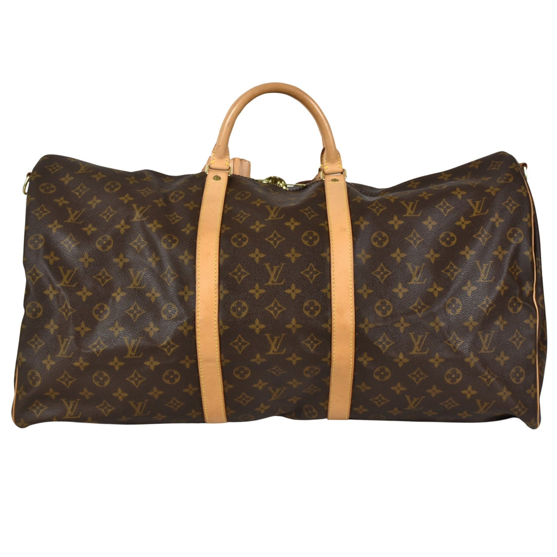 Louis Vuitton Keepall Bandoulière 60  Canvas Travel Bag