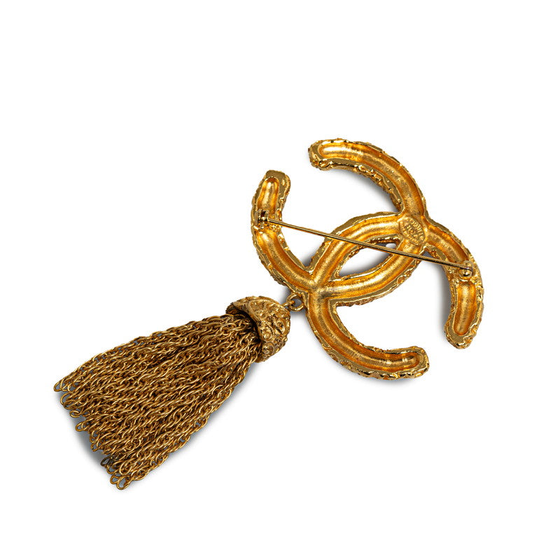 Chanel COCOno mark TASSEL BROTHER GOLD MECKING LADY  Chanel  Chanel COCOno mark TASSEL BROTHER GOLD MECKING LADY CHANEL