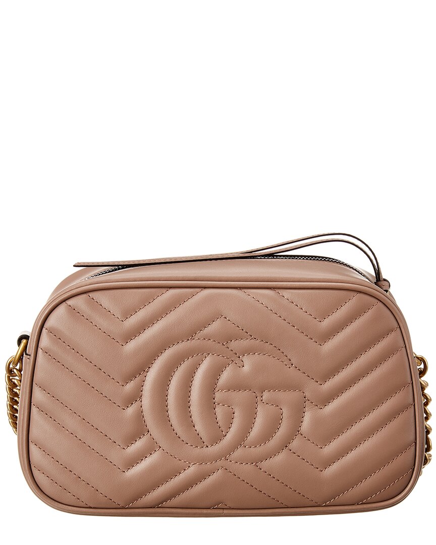 Gucci GG Marmont Small Matelasse Leather Crossbody Camera Bag