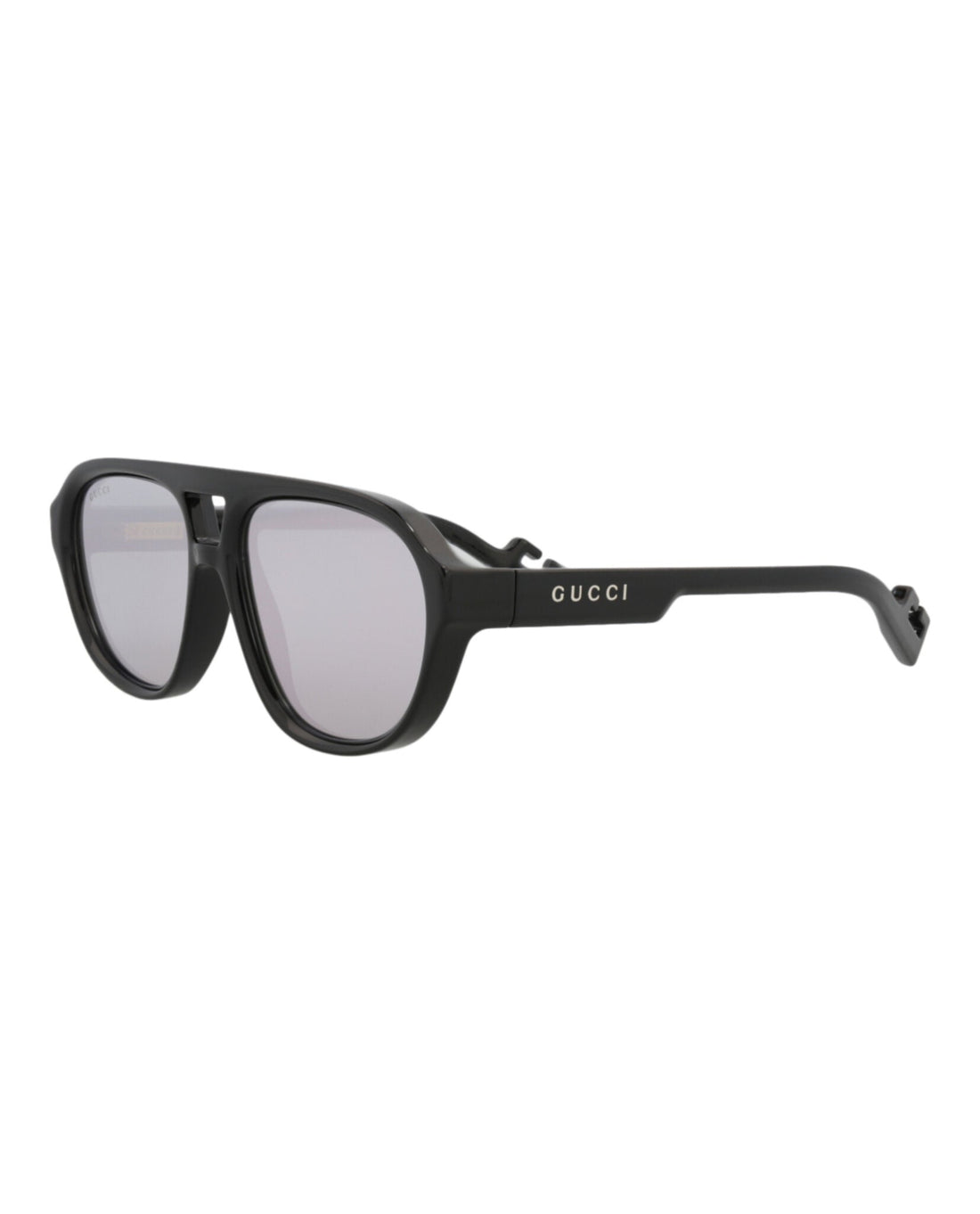 Aviator-Frame Injection Sunglasses