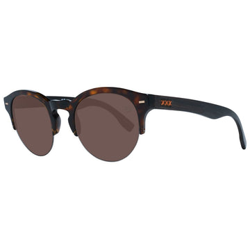 Zegna Couture Brown Men Men's Sunglasses