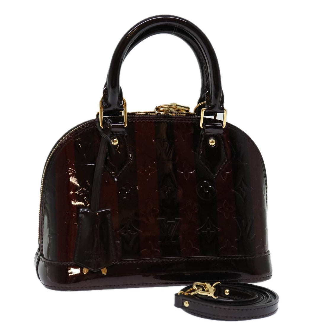 Louis Vuitton Alma  Patent Leather Handbag