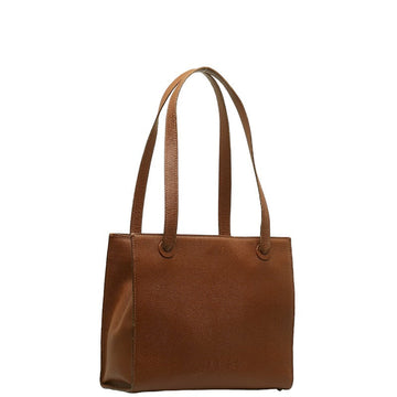 Chanel logo toast bag brown leather ladies  Chanel toast bag
