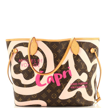 Neverfull NM Tote By The Pool Monogram Watercolor Giant MM