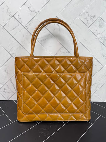 Chanel Gold New 1:1 Rep Leather Shoulder Bag