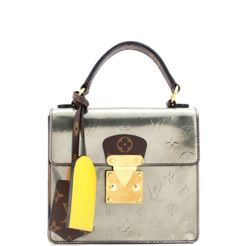 Spring Street NM Handbag Monogram Vernis with Monogram Canvas and  Leather
