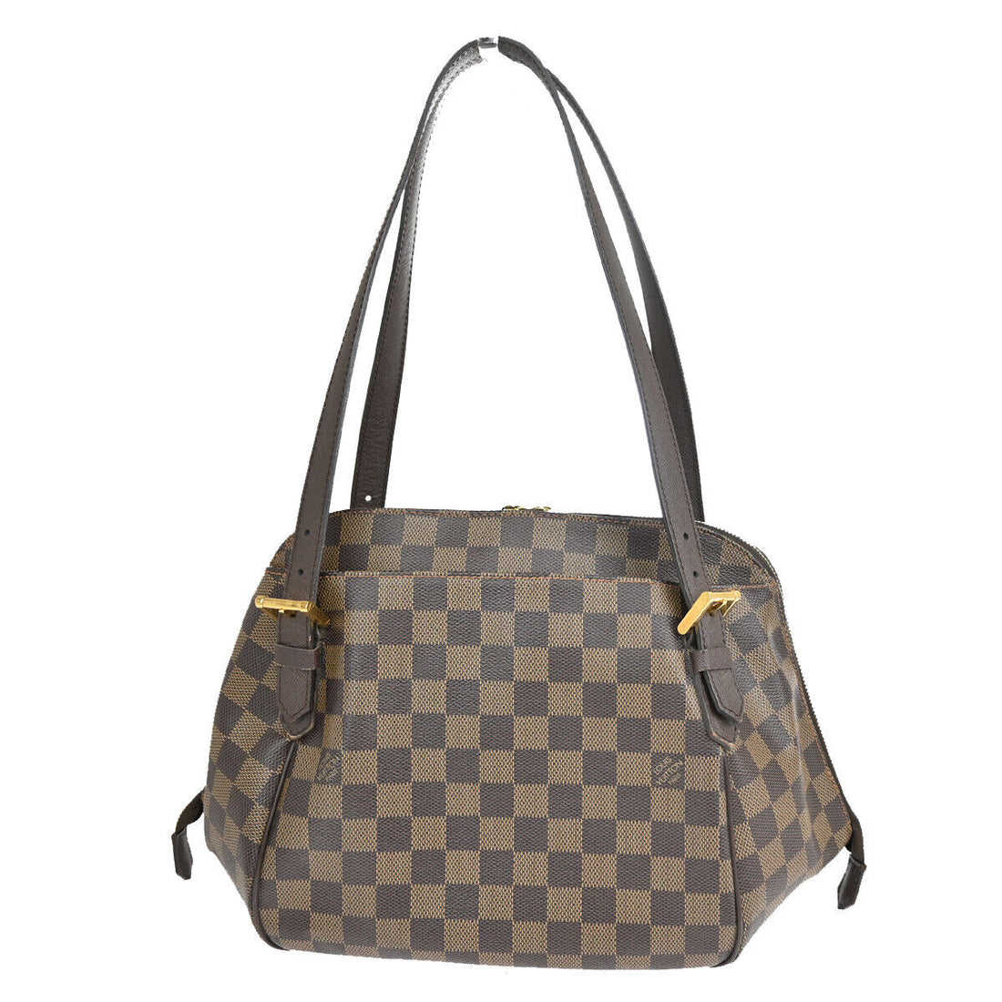 Louis Vuitton Belem Mm  Canvas Shoulder Bag